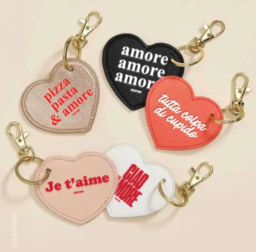 Soda accessori portachiavi Love