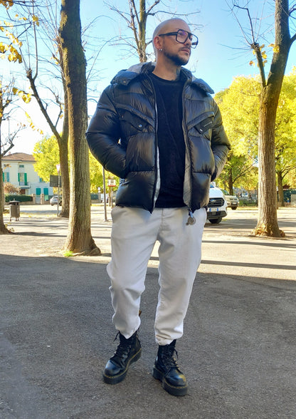 Over-D Pantalone Tappared in velluto a coste