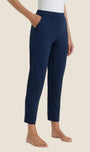 Ragno - Pantalone a carota con tasche in Jersey di Cotone